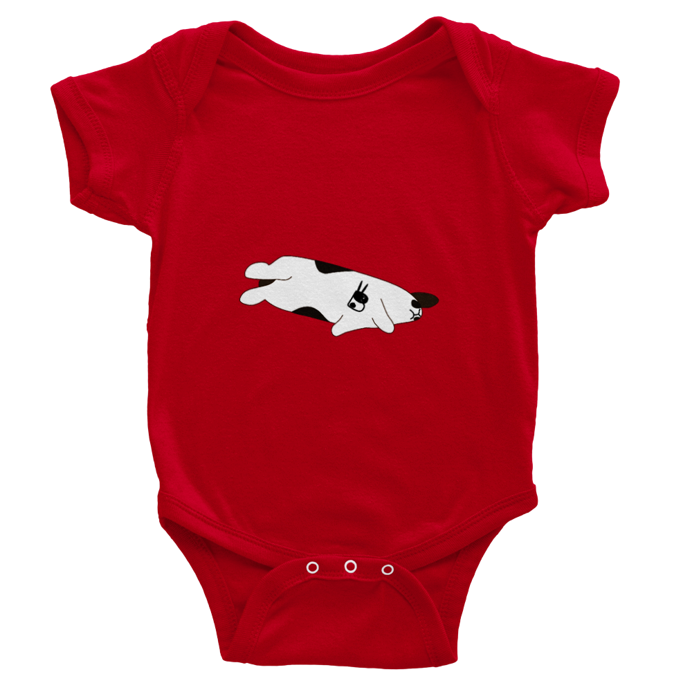 Classic Baby Short Sleeve Onesies clean flop logo