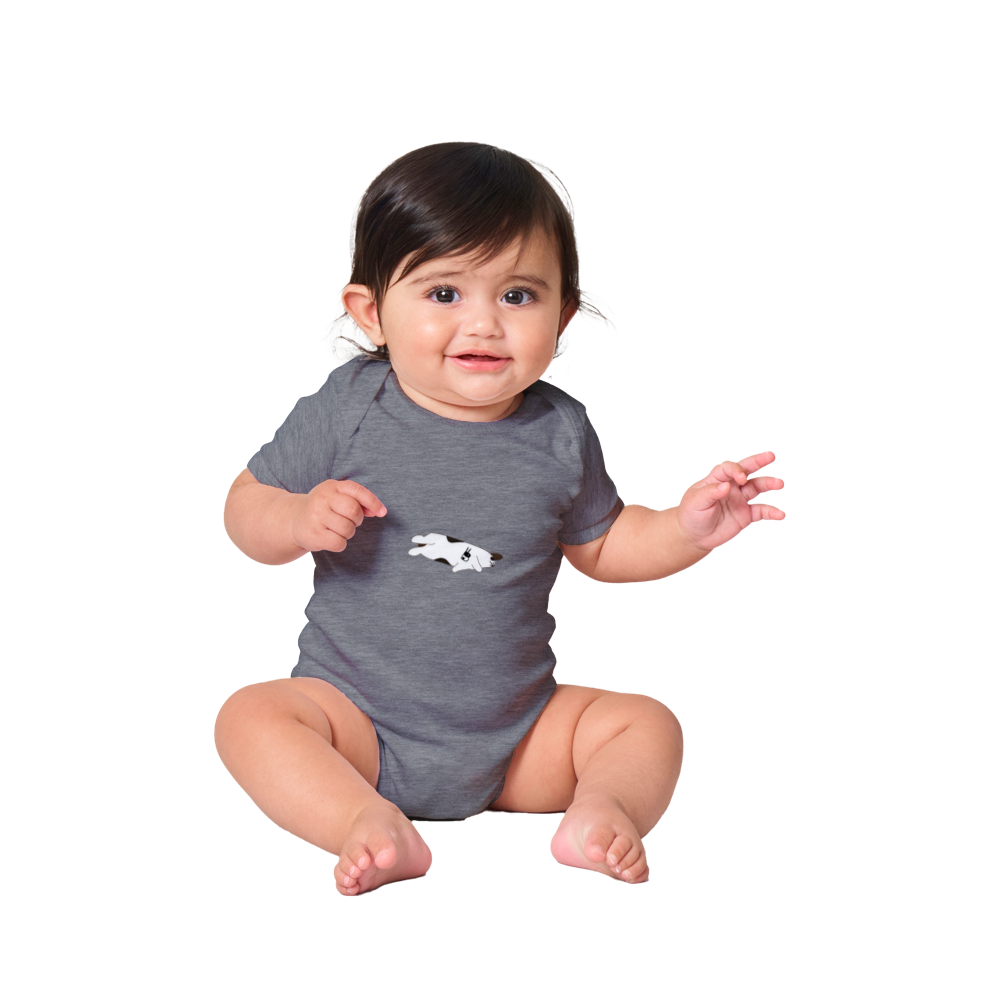Classic Baby Short Sleeve Onesies clean flop logo
