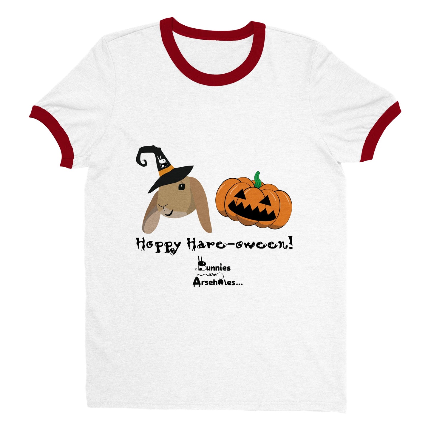 Unisex Ringer T-shirt Hoppy Halloween with Tera