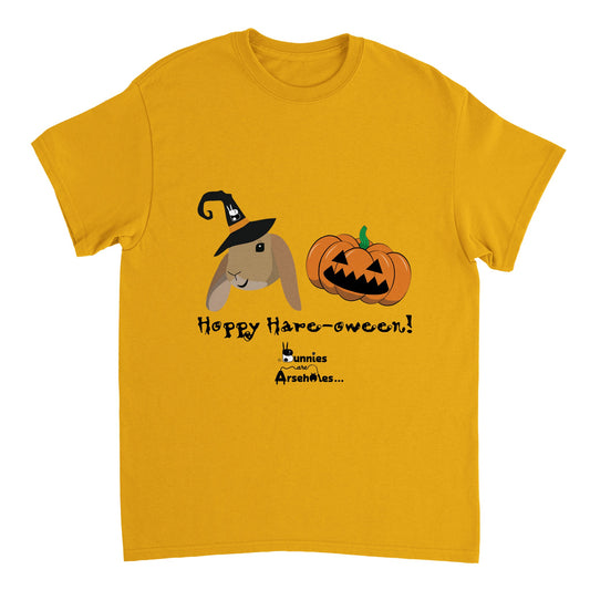 Heavyweight Unisex Crewneck T-shirt Hoppy Halloween with Tera