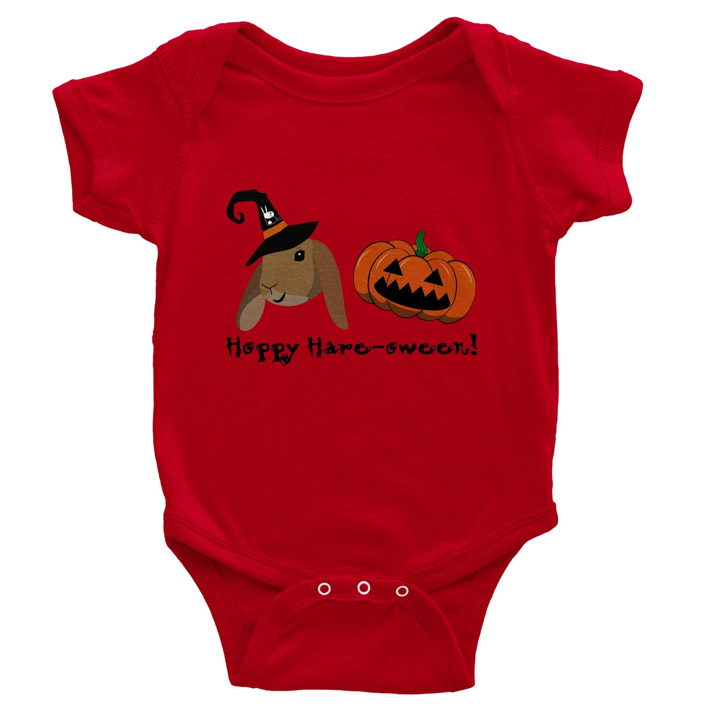 Classic Baby Short Sleeve Bodysuit clean Halloween with Tera