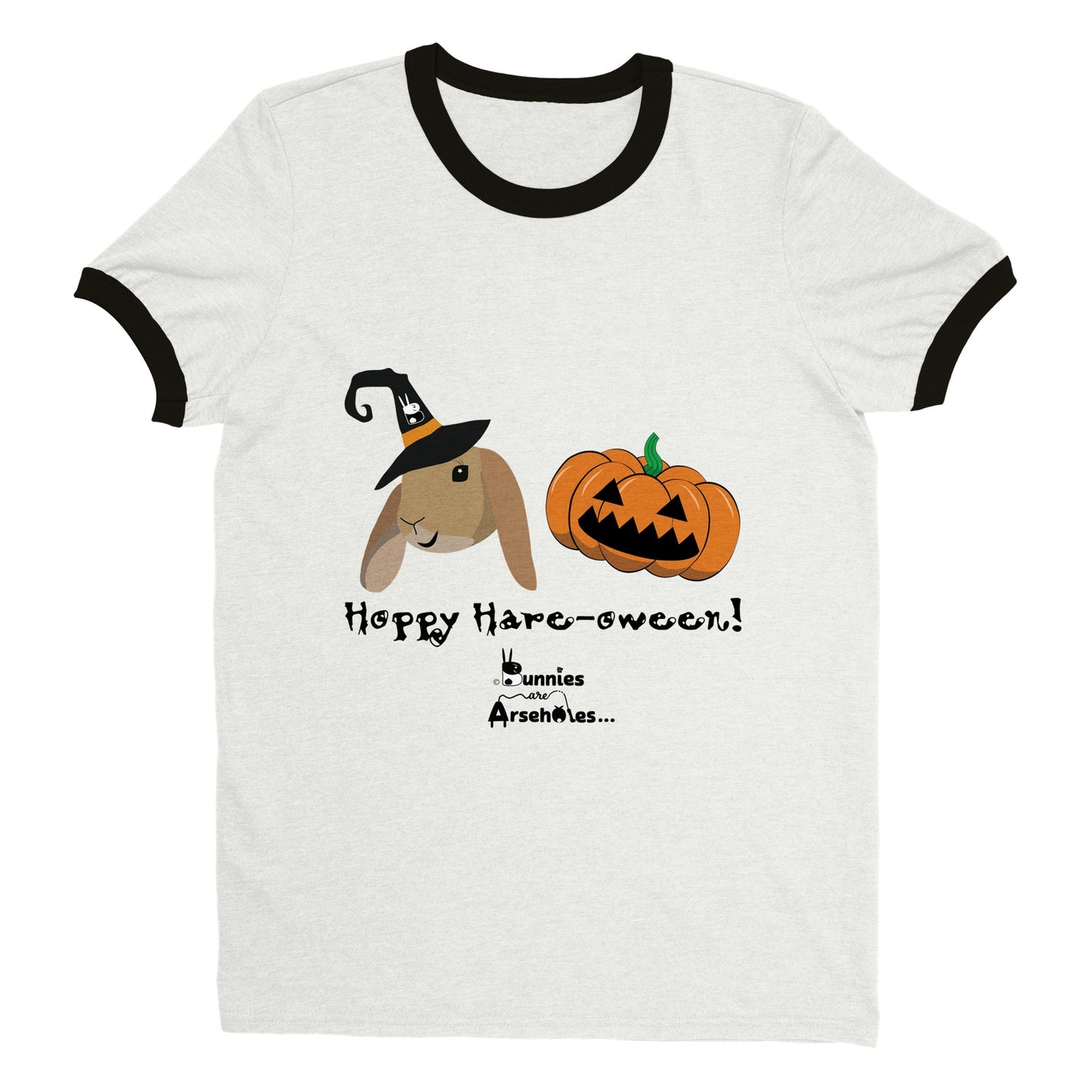 Unisex Ringer T-shirt Hoppy Halloween with Tera