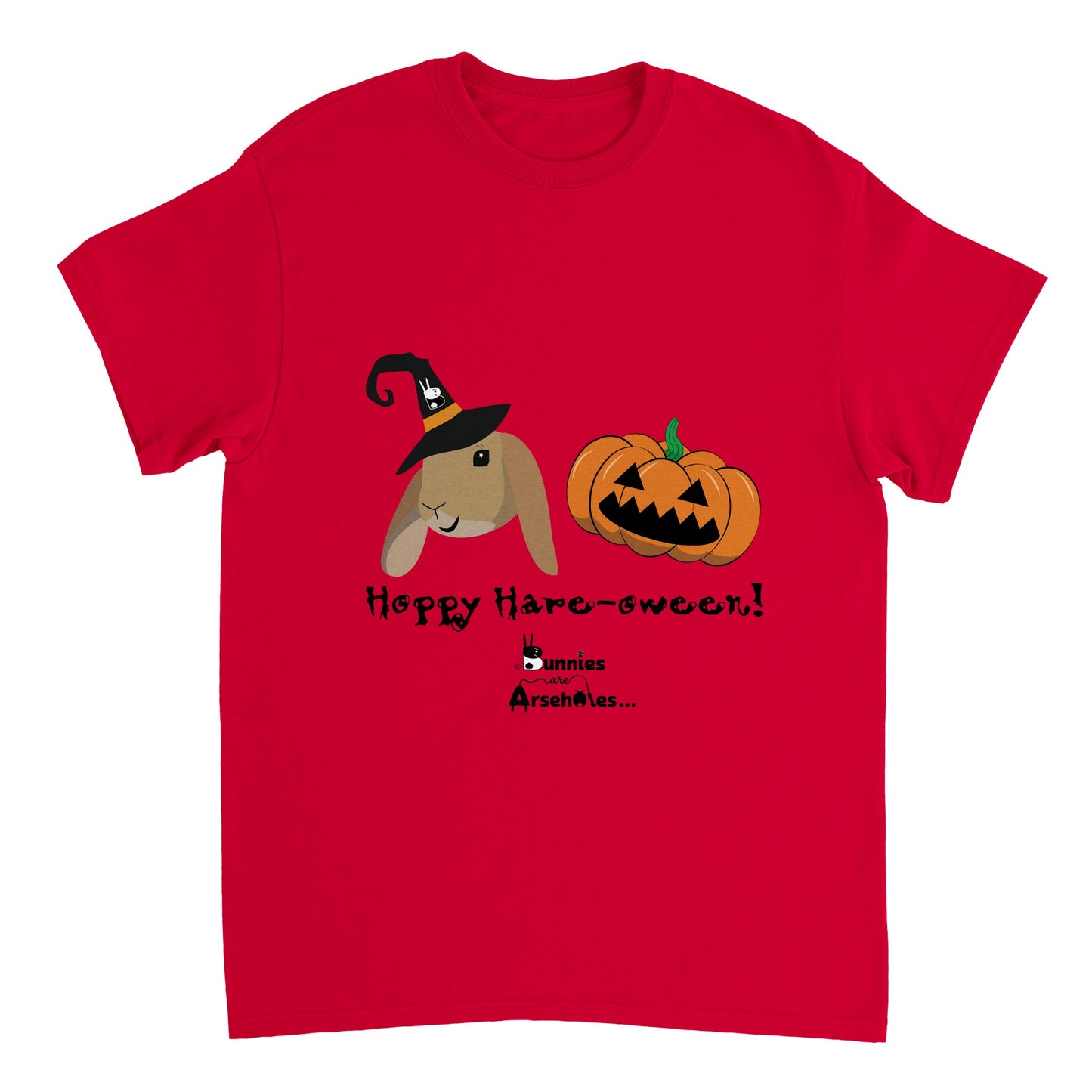 Heavyweight Unisex Crewneck T-shirt Hoppy Halloween with Tera