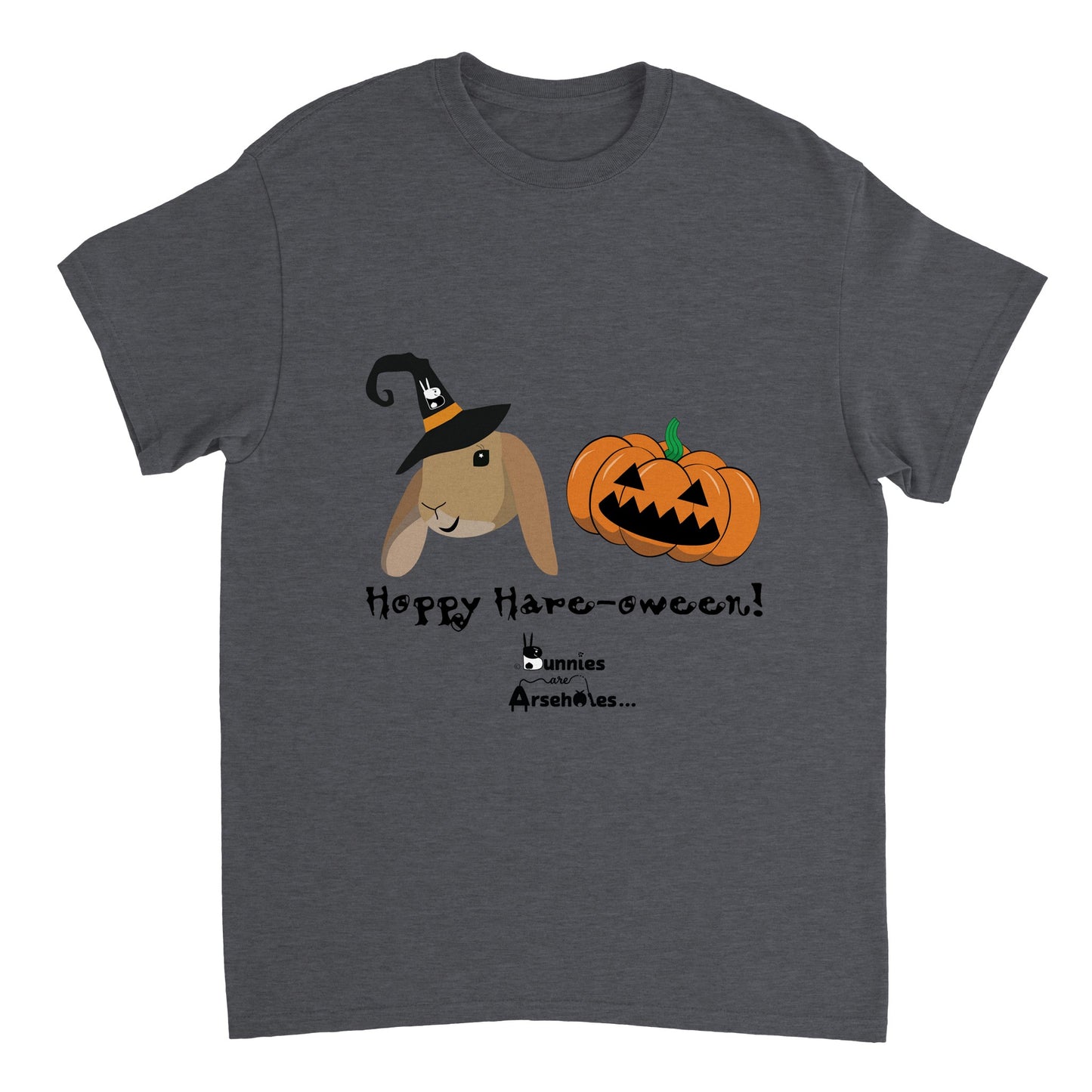 Heavyweight Unisex Crewneck T-shirt Hoppy Halloween with Tera