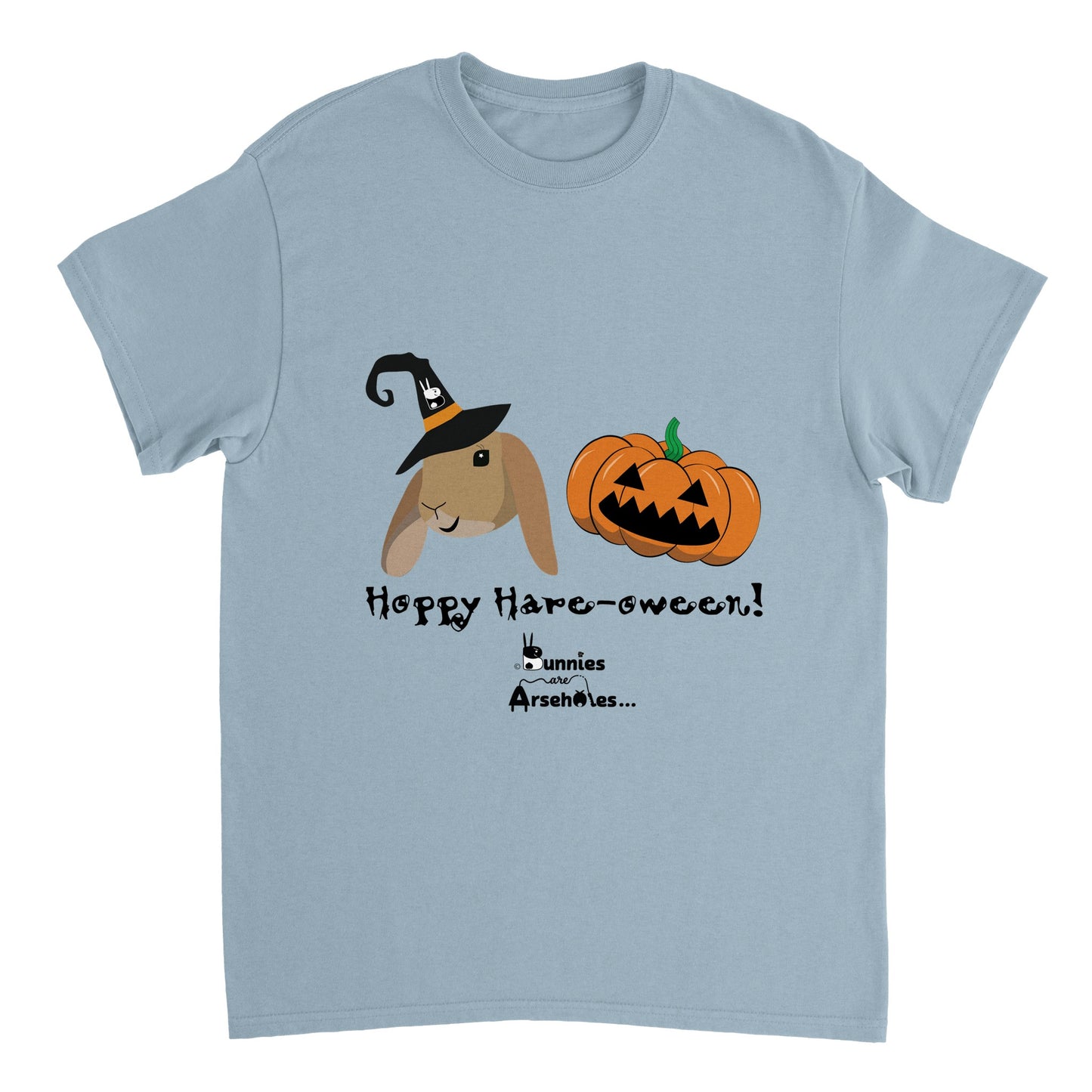 Heavyweight Unisex Crewneck T-shirt Hoppy Halloween with Tera