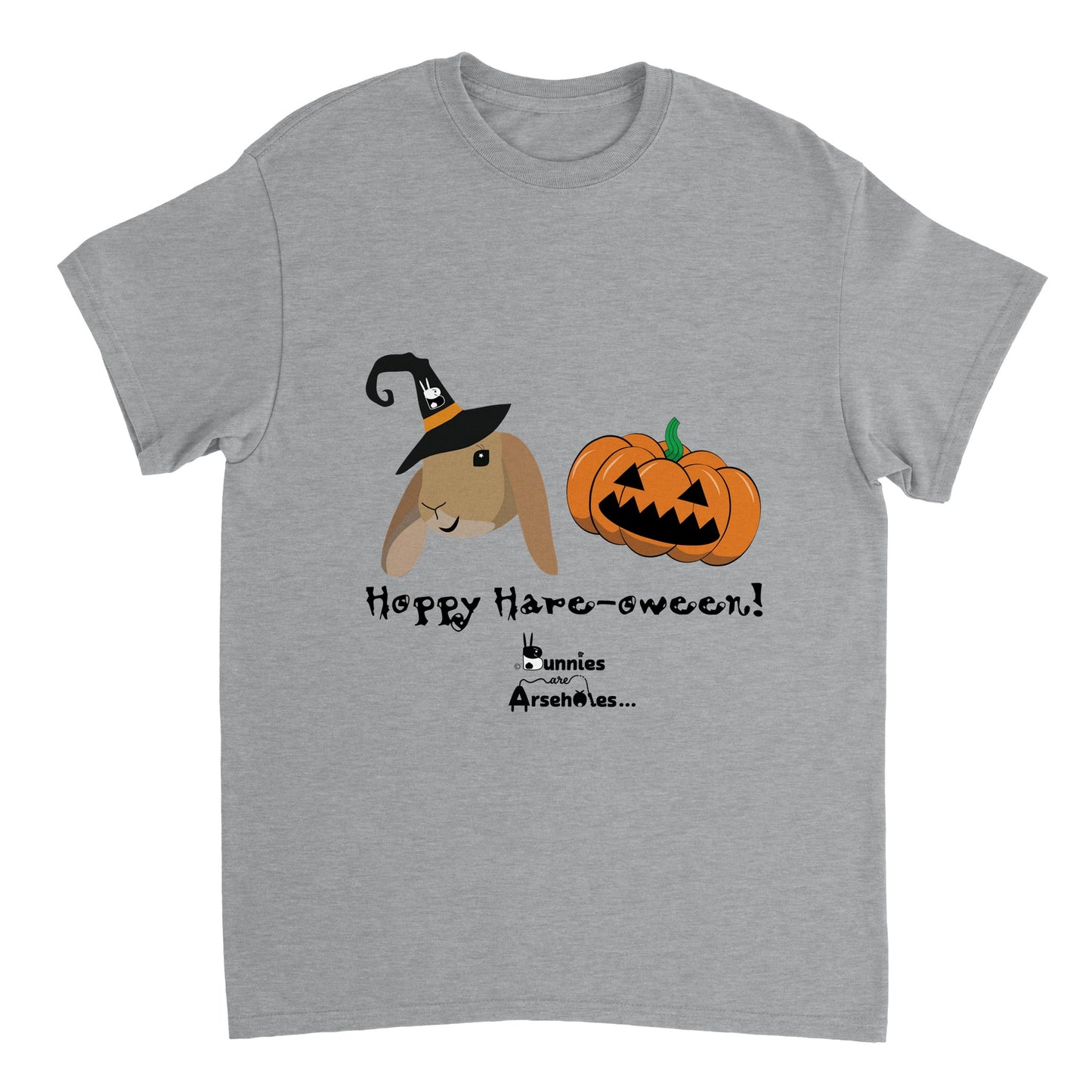 Heavyweight Unisex Crewneck T-shirt Hoppy Halloween with Tera