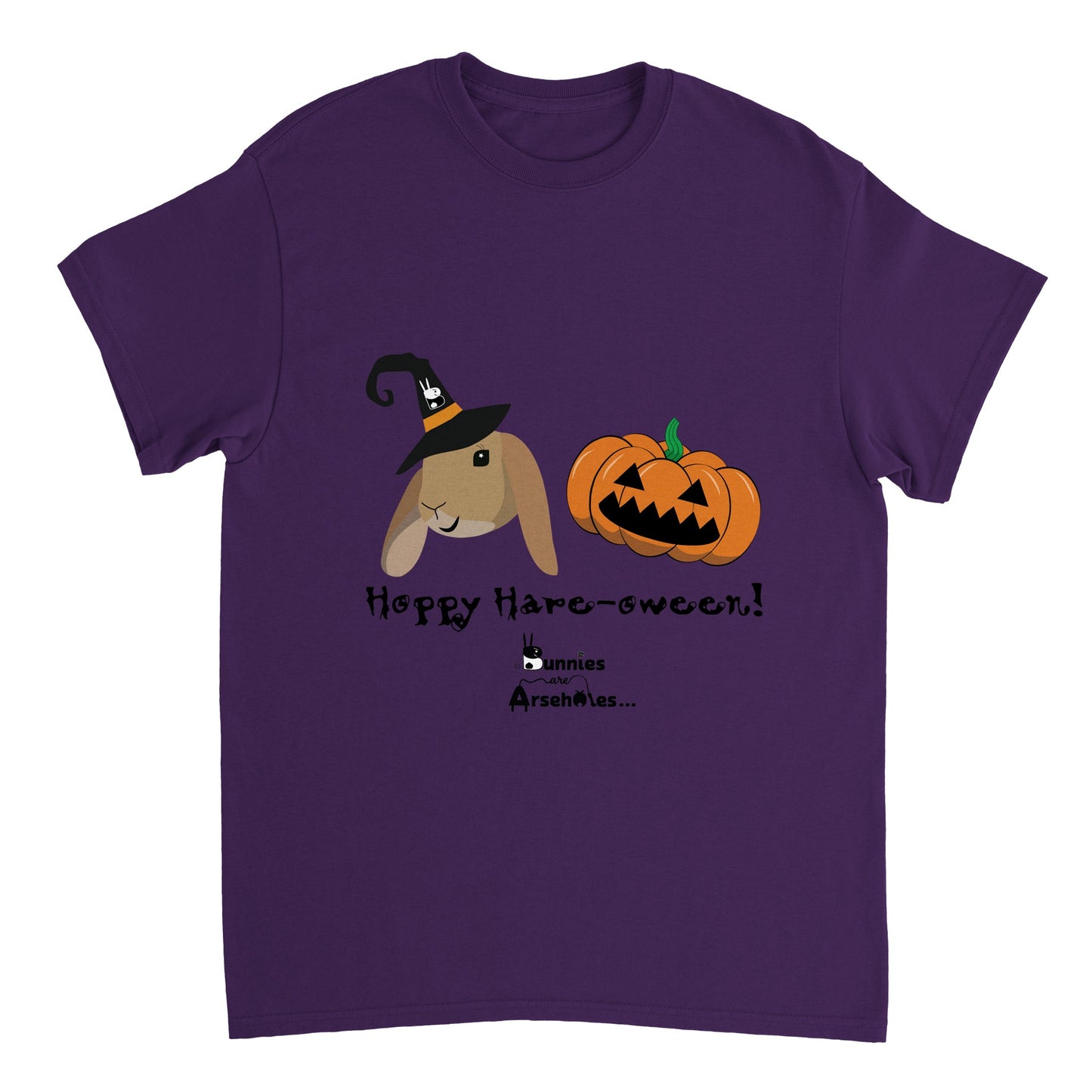 Heavyweight Unisex Crewneck T-shirt Hoppy Halloween with Tera