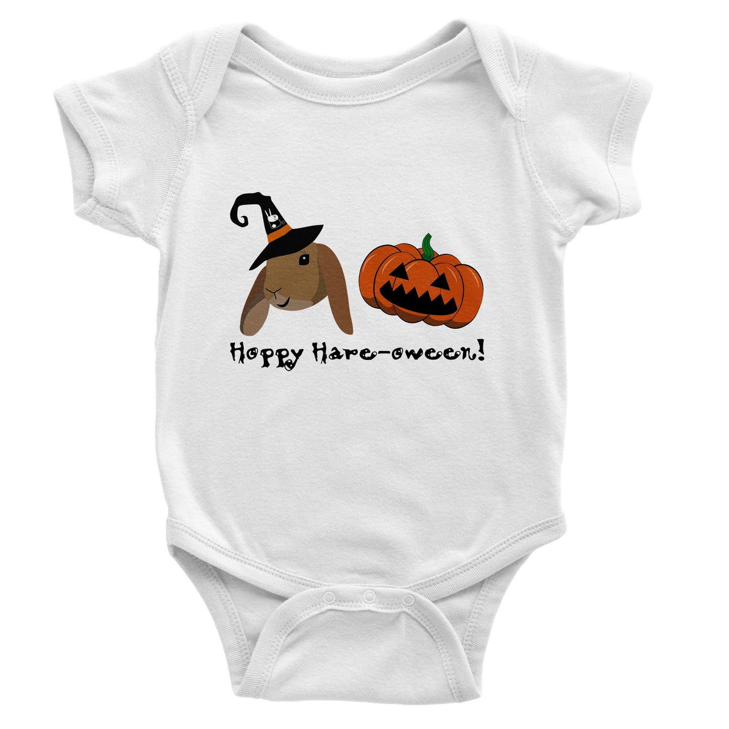 Classic Baby Short Sleeve Bodysuit clean Halloween with Tera