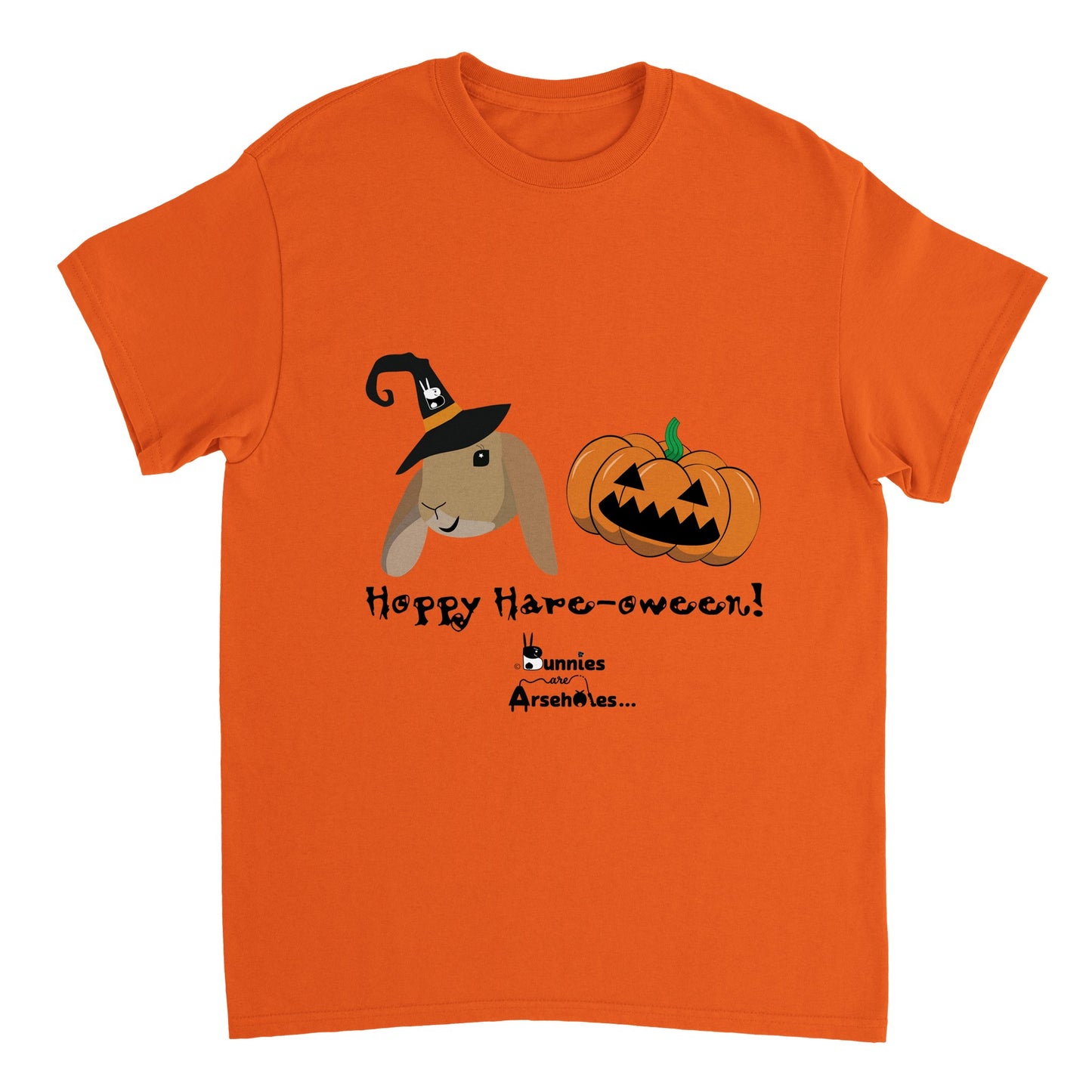 Heavyweight Unisex Crewneck T-shirt Hoppy Halloween with Tera