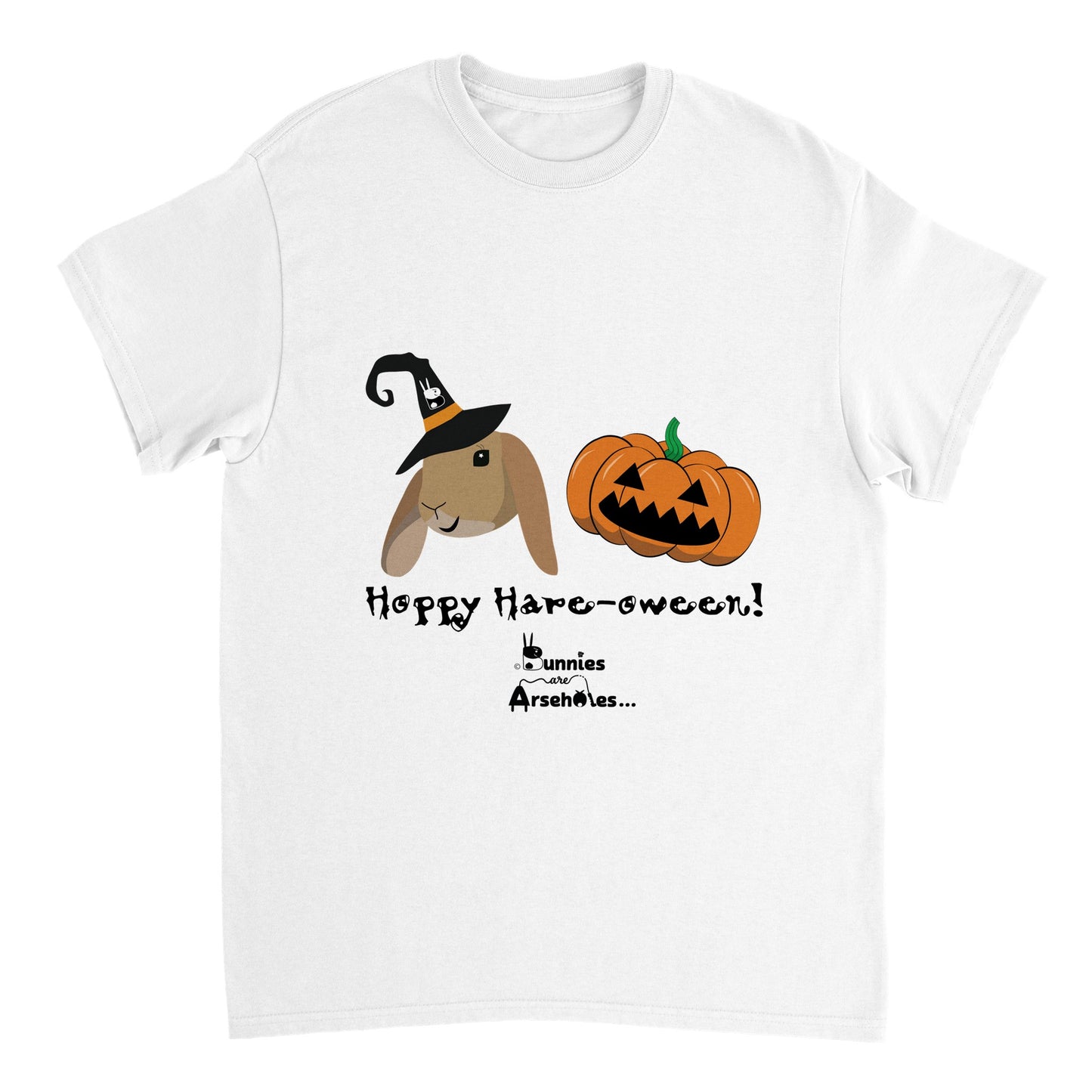 Heavyweight Unisex Crewneck T-shirt Hoppy Halloween with Tera