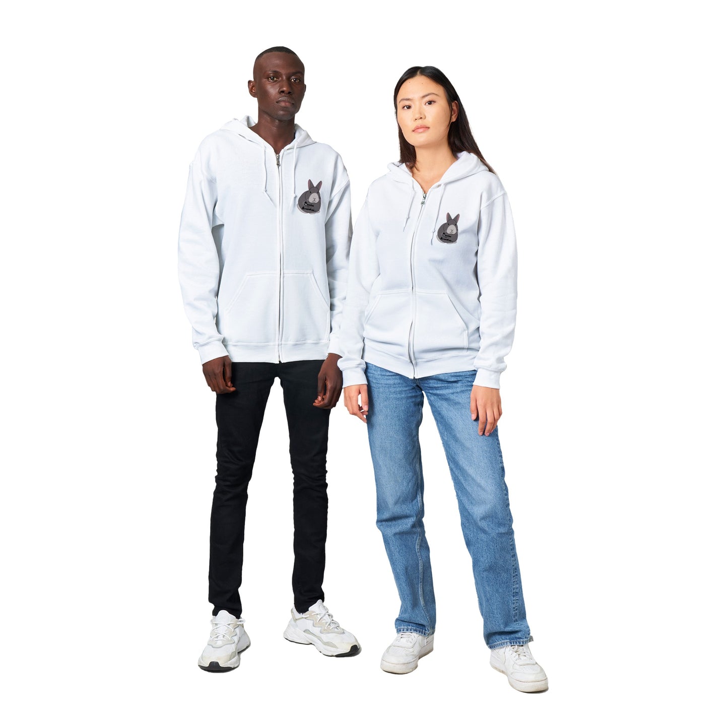 Classic Unisex Zip Hoodie Apollo and Year of the Arsehole