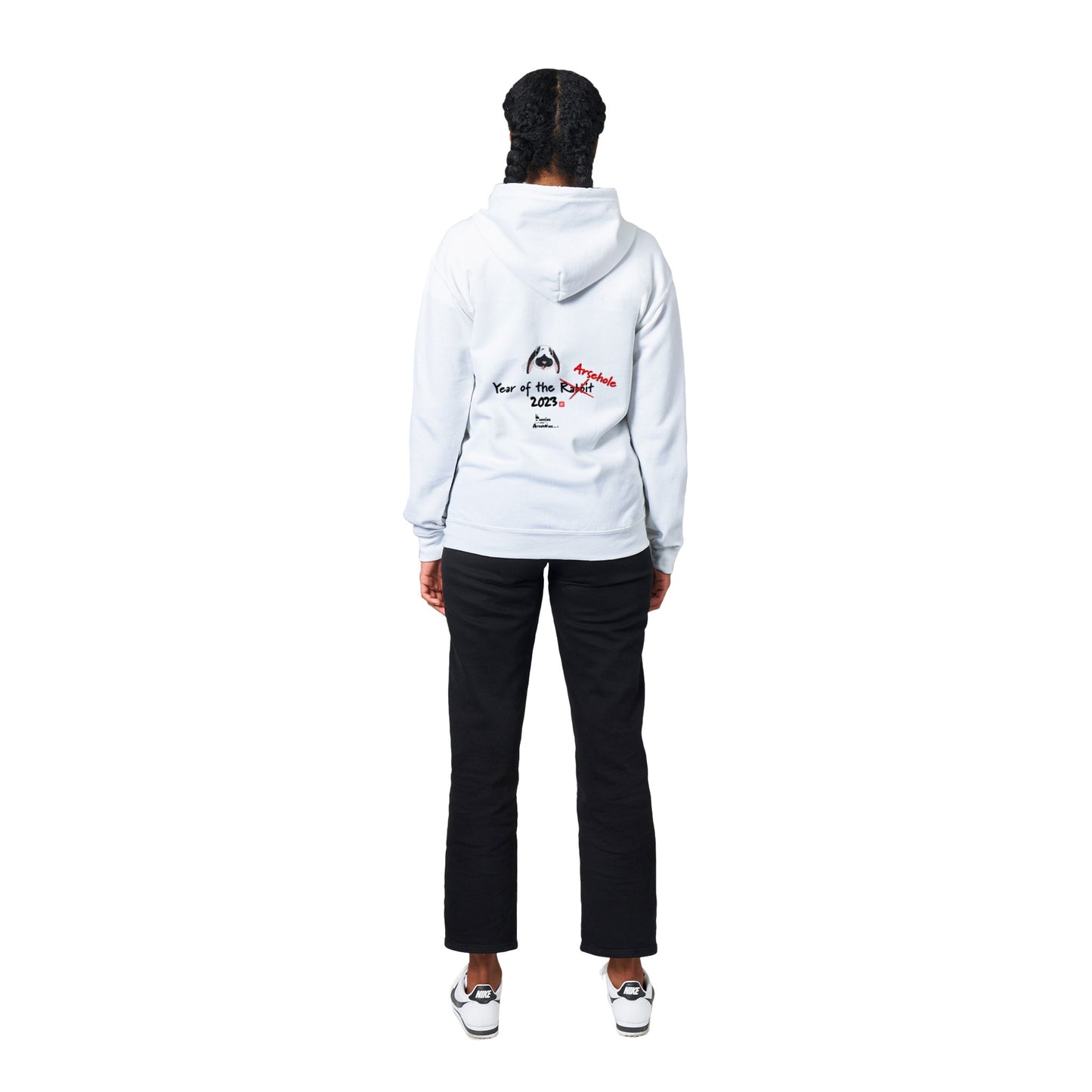 Classic Unisex Zip Hoodie Apollo and Year of the Arsehole