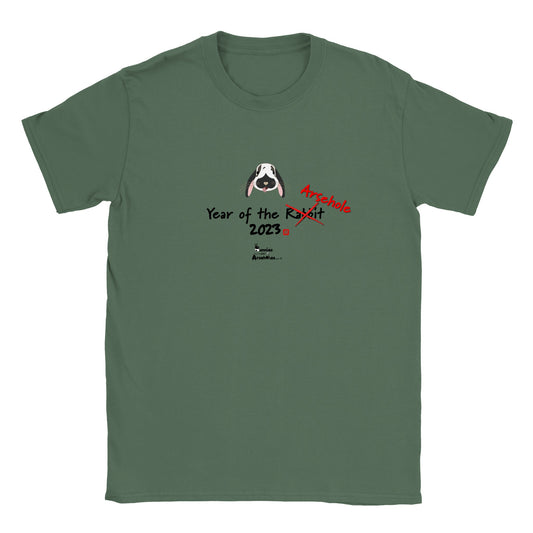 Classic Unisex Crewneck T-shirt Year of the Arsehole
