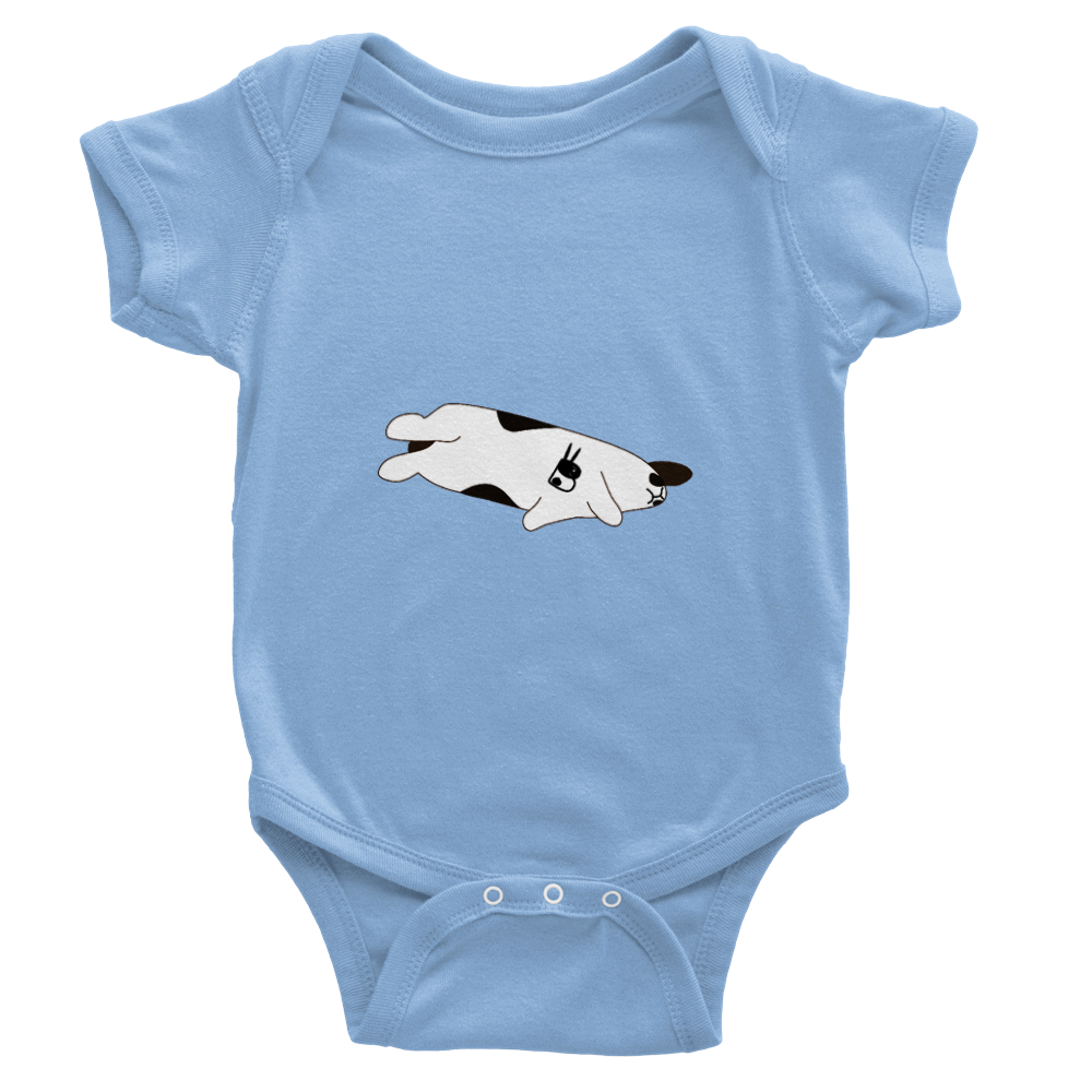 Classic Baby Short Sleeve Onesies clean flop logo