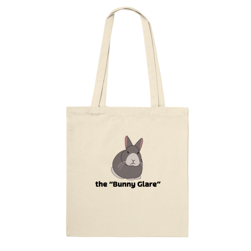 Tote Bag the bunny glare