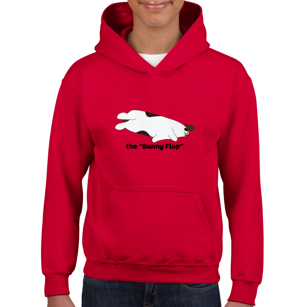 Classic Kids Pullover Hoodie the bunny flop