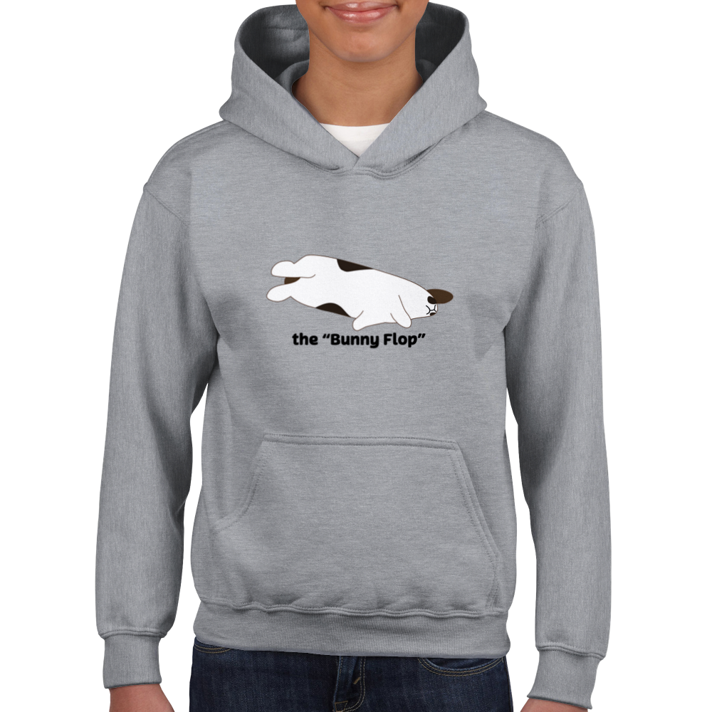 Classic Kids Pullover Hoodie the bunny flop