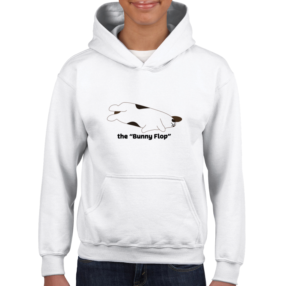 Classic Kids Pullover Hoodie the bunny flop