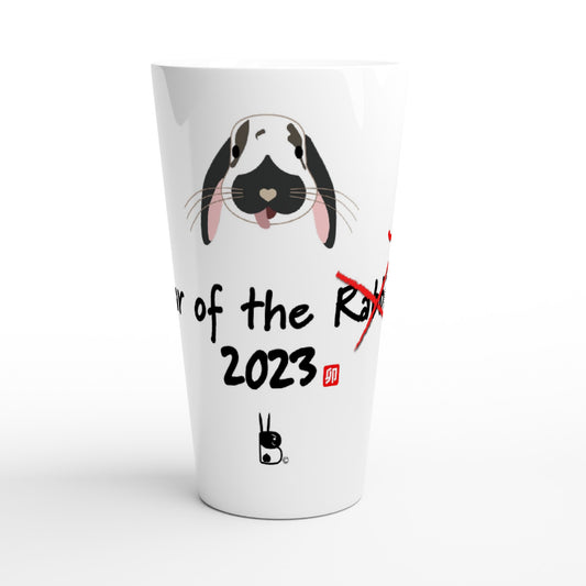 White Latte 17oz Ceramic Mug Year of the Jerk